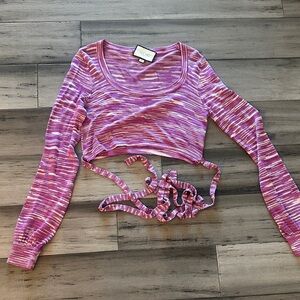 Alexis Vibrant Pink and Purple Knit